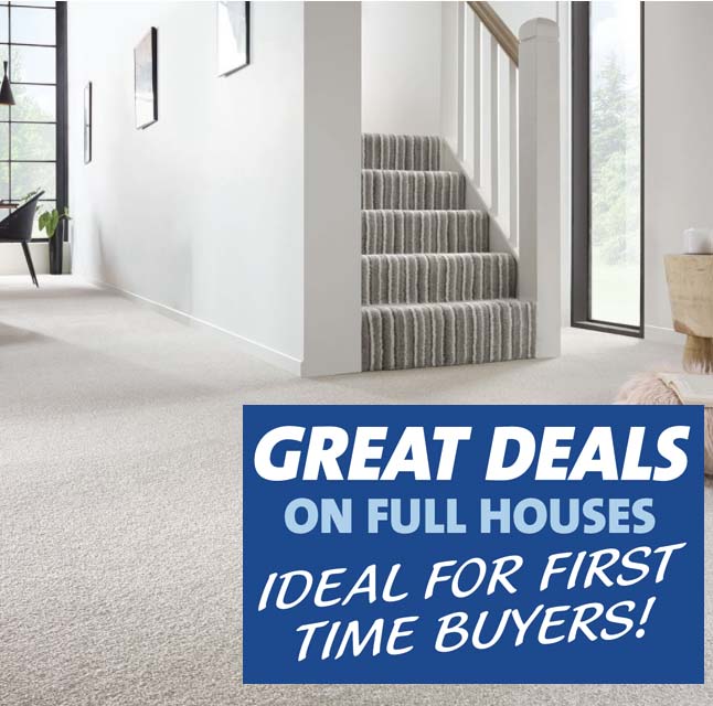 Great deals on carpets for full houses